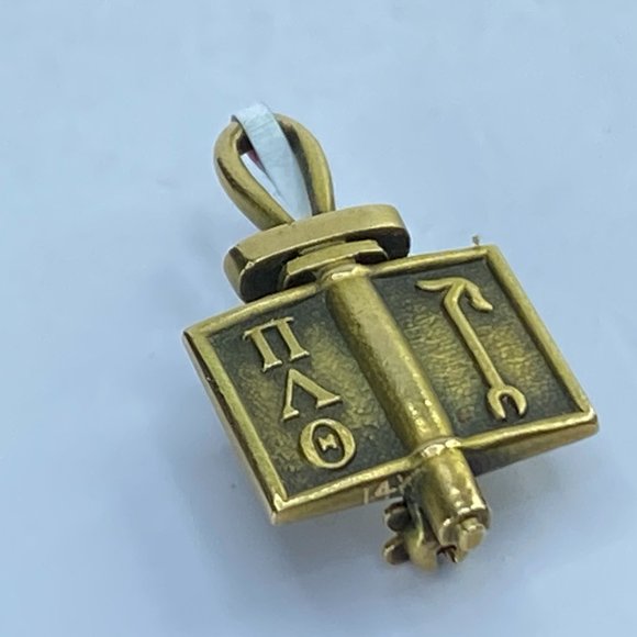 Vintage 1920's Scroll Sorority Organization for Stanford University pendant pin